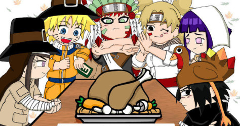 Anime-Thanksgiving-Cartoon-Cards