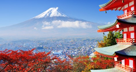 bigstock Mt Fuji with fall colors in j 48491102